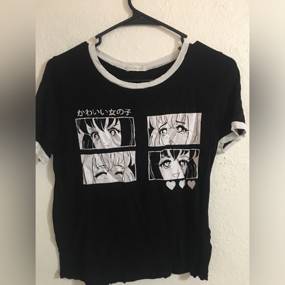 Black Anime Shirt